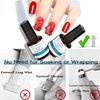 LOUINSTIC Gel Polish Remover - (2 Pack) Gel Nail Remover 3-5 Minutes Easy & Quick, Gel Remover for Nails Remove Gel Polish, 0.5 oz removedor de gel para uñas