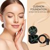Mushroom Head Air Cushion CC Cream with Setting Powder Makeup Set, Blurs Fine Lines & Imperfections, Controls Shine & Smooths Complexion, Even Skin Tone for All Skin Types for Women (Natural)