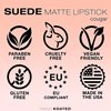 Kandi Koated Suede Matte Lipstick [Cougar] - Slate Blue-Gray Matte Lip Color with Cruelty-Free Formula | Creamy Texture, Rich Colors, Paraben-Free | Beauty & Makeup