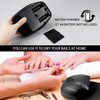 Portable Nail Dryer, Quick Dry Regular Nail Polish Air Blower Nail Dryer Nail Art Polish Machine - Nail Fan Dryer for Regular Nail Polish, Fingernail Toenail