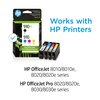 HP 910 / 910XL (3JB41AN) Ink Cartridges (Cyan Magenta Yellow Black) 4-Pack in Retail Packaging