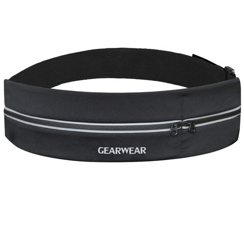 GEARWEAR Waistband Running Belt for Phone Holder Runner Pocket Pouch for Marathon Wallking Fitness Jogging Workout Gym Sports Travel Exercise