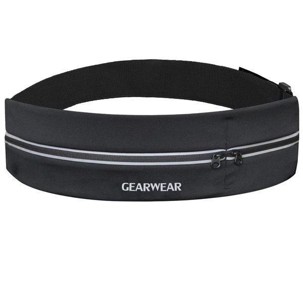 GEARWEAR Waistband Running Belt for Phone Holder Runner Pocket Pouch for Marathon Wallking Fitness Jogging Workout Gym Sports Travel Exercise