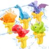 Water Guns for Kids 5PCS Pool Toys Toddler Outdoor Water Toys Dinosaur Squirt Guns Summer Backyard Beach Water Blaster Swimming Pool Games Outside Toys for Toddler 2-4 3-5 Boy Girl Age 2 3 4 5 6
