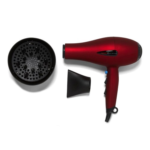 Tool Science Nano Silver Lightweight Hair Dryer Red