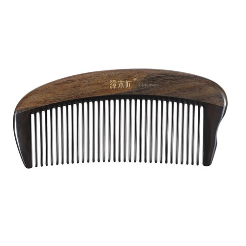 TAN MUJIANG Hair Comb Horn and Wood Material Scalp Massage CGHJ0604