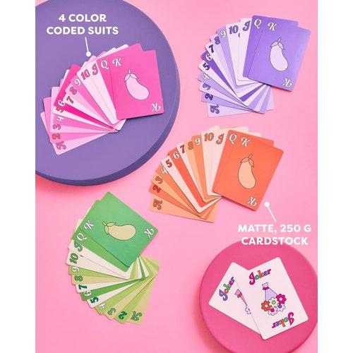 xo, Fetti Bachelorette Party Card Game, Rainbow Deck of Playing Cards, Poker - Bachelorette Party Decorations, Bride to Be Gift, Bach Party Ideas, Bridal Party Game, Design Cards