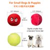 SCHITEC Squeaky Dog Toys, [6 Pack] Soft Stuffed Plush Balls with Squeakers, Interactive Fetch Play for Puppy Small Pets