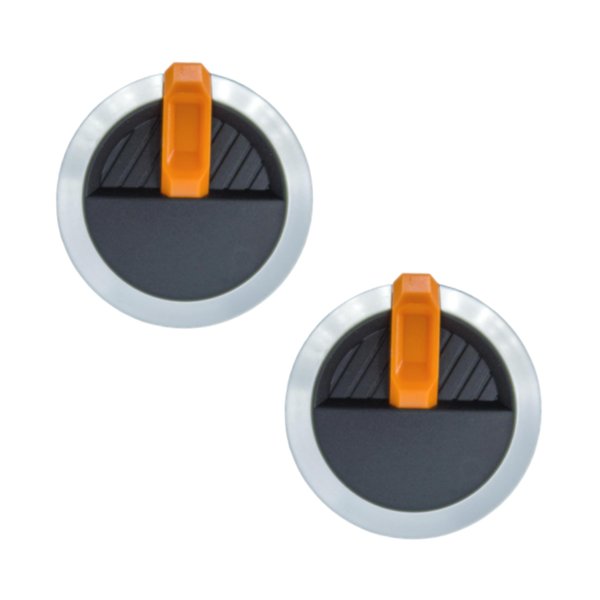 Gas Griddle Orange Knob Replacement for Blackstone Griddle 17" 22" 28" 36" Griddle, for Blackstone Flat Top Grill replacement walmart knobs,2-Pack