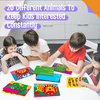 Foam Sticker Art Activity, 20 Animals with 1660 Foam Stickers in 10 Colors Fun with Foam DIY Activity Craft Kits Travel Game for Kids, Boys & Girls