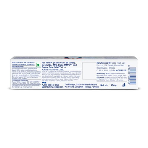 Sensodyne Sensitive Toothpaste - 130 g (Fresh Mint)