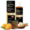 Nasola Kojic Acid African Black Soap Body Wash Authentic with Vitamin C, Shea Butter, Collagen, Niacinamide, Hyaluronic Acid, and Vitamin E - 11.83 Fl Oz