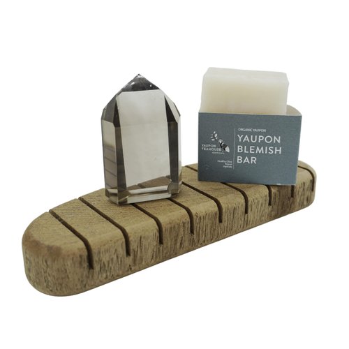 Yaupon Acne-Blemish Organic Bar Soap with Essential Oils - 100% Natural Body Wash & Facial Cleanser for Acne Prone Skin & Sensitive Skin - Soothing Face Wash for Men and Women