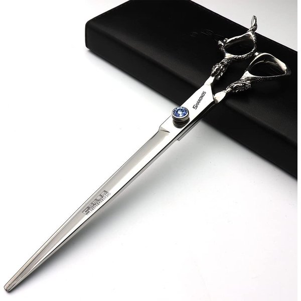 6/7/9 inch Professional Hair Cutting Thinning Scissors Barber Shears Hairdressing Salon Set (Cutting scissors) (9 inch flat)