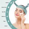 2Pcs Face Wash Headband Palm and Snail Spa Hair Bands Makeup Headbands Women Cartoon Cute Coral Fleece Elastic Headband Creative Hair Accessories for Washing Face Shower Sports Beauty Skincare (Pink)